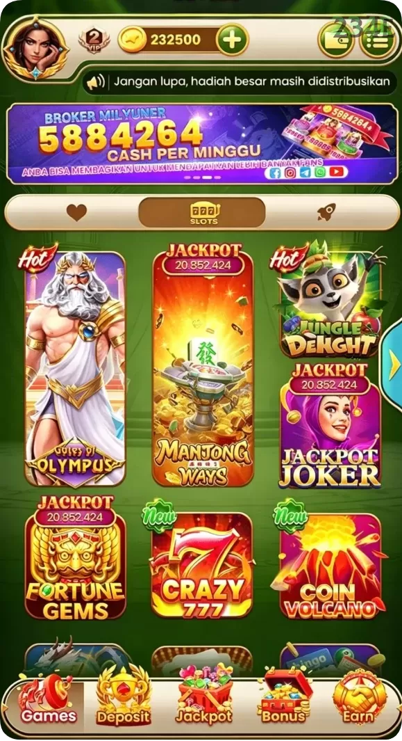 Cuplikan layar LEKJP — halaman utama